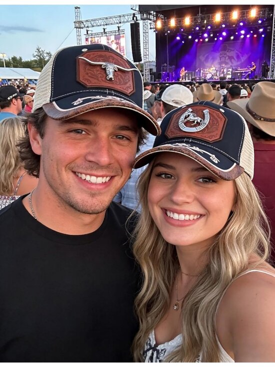 Unisex 1 Black Western Trucker Hat Vintage Cowboy Country Cute Baseball Cap main image 6